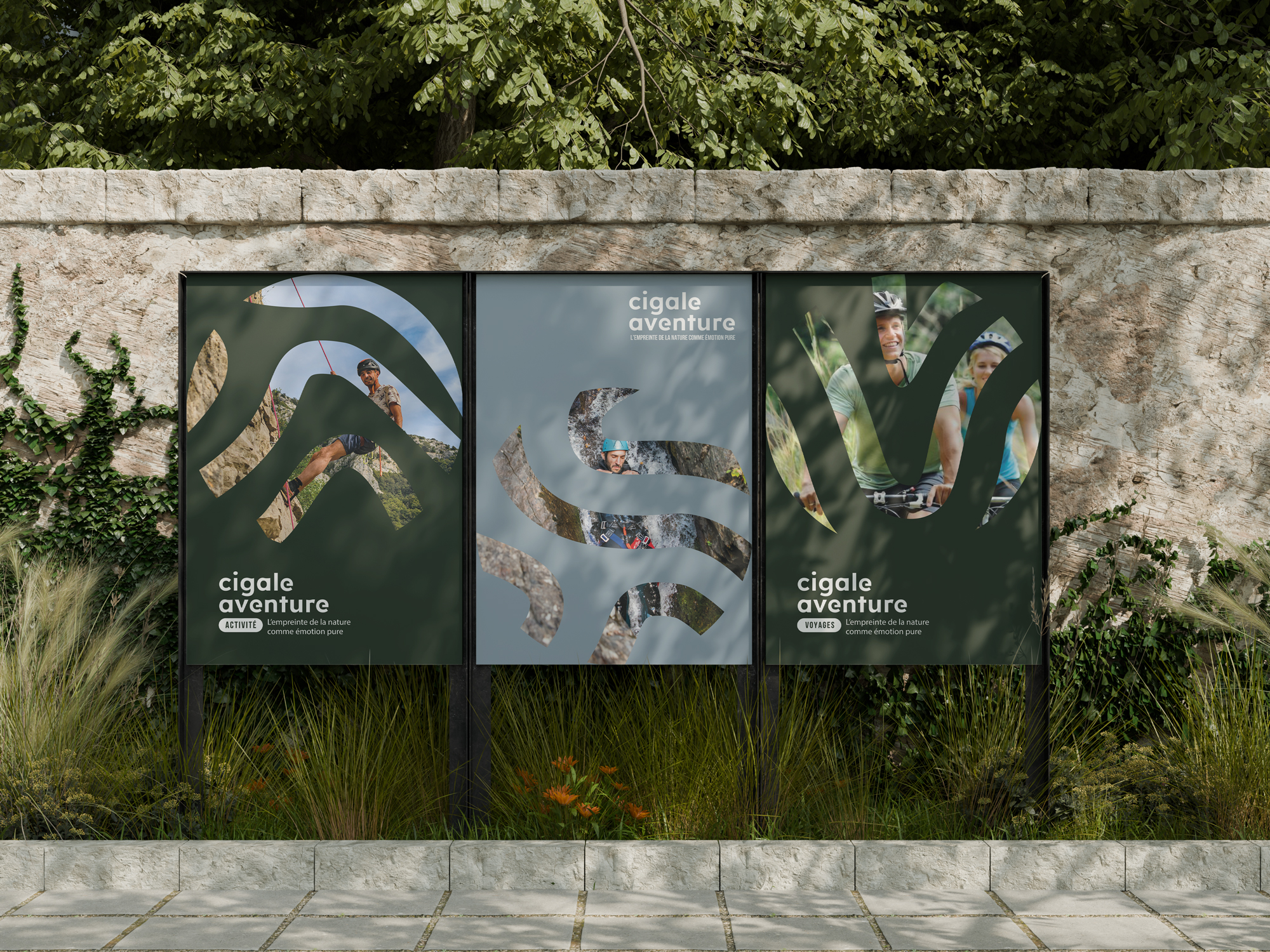 identite visuelle strategique cigale aventure