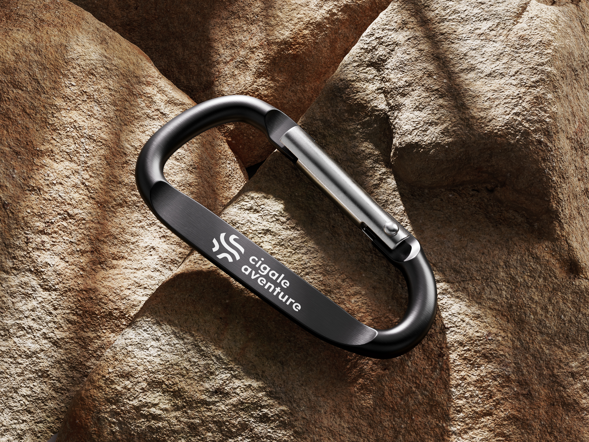 mousqueton cigale aventure