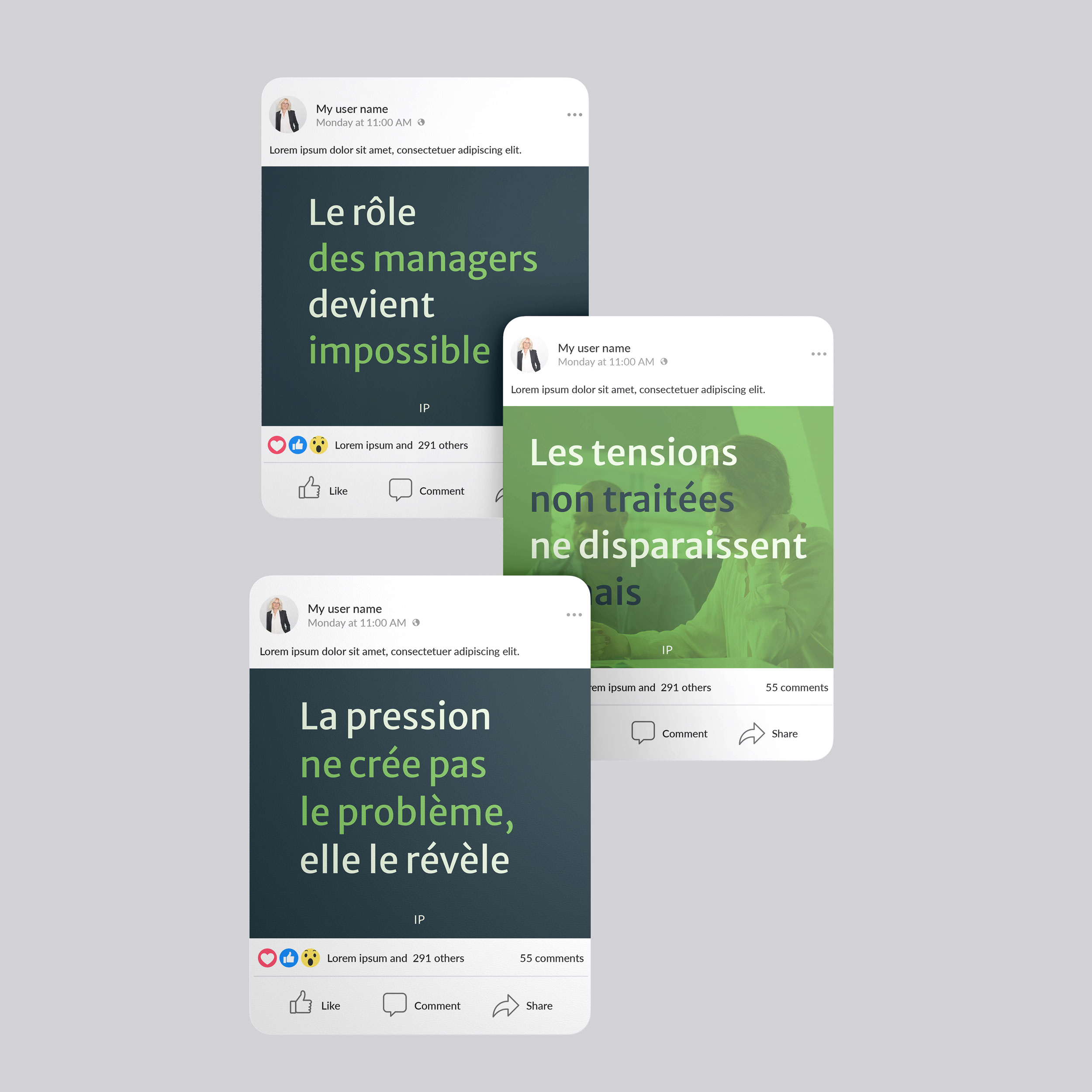 modèle post linkedin isabelle persoon